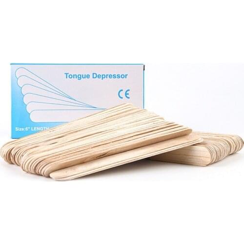 50/20/10Pcs Disposable Wooden Waxing Stick Wax Bean Wiping Wax Tool Hair Removal Beauty Bar Body Beauty Tool Tongue Depressor