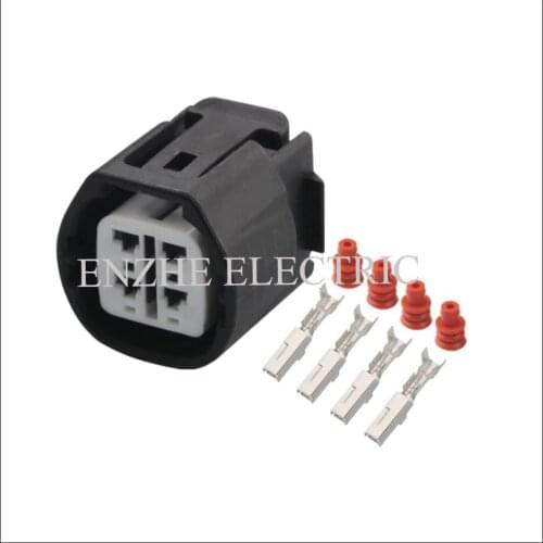 50SET Includes terminals seal car wire connector female cable connector terminal 4 pin connector automotive Plug DJ7045YC-2.2-21