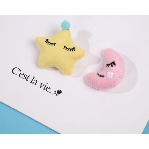 6pcs/lot DIY plush cartoon Cute elephant Patches Appliques For Children bag Decoration DIY Hair clip accessories