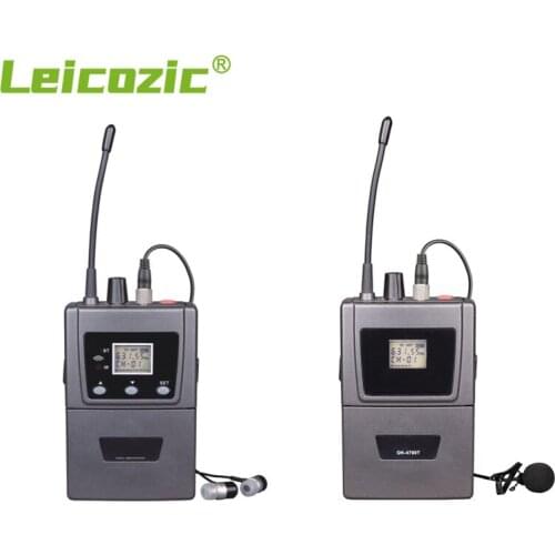 Leicozic Tour Guide System 5100 Series 1 Receiver + 1 Transmitter Bodypack Simultaneous Translation Wireless Microphone System
