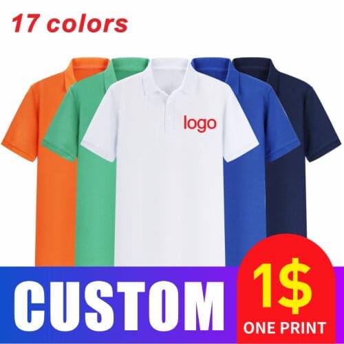COCT 2020 Short Sleeve Polo Shirt Personal Group Logo Customized Top Womens Polo Shirt