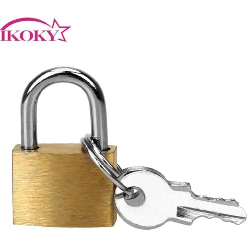 IKOKY Chastity Lock SM Bondage Adult Games Small Copper Lock Erotic Adult Products Sex Toys for Couples