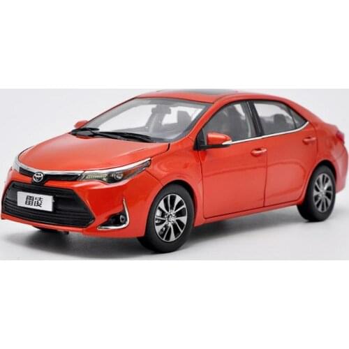 1/18 Scale Toyota Levin Corolla 2017 Orange Diecast Car Model Toy Collection