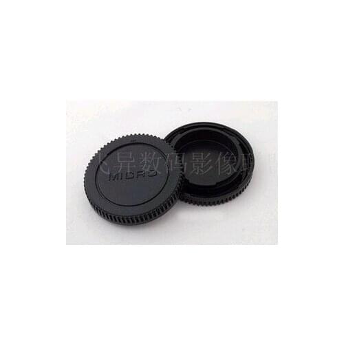 Micro Rear Lens Cap/Cover+Body Cap For Olympus Micro M4/3 E-P1 E-P2 E-PL7 G5 G7 GF1 GF5 GX7 GX8 GM1 GH4 em1 em5 em10 camera