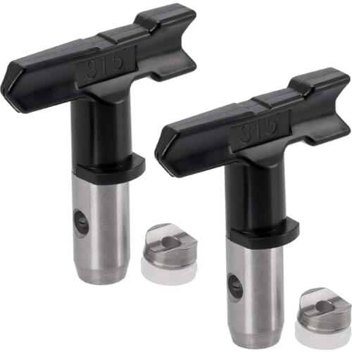 2 PCS Reversible Airless Paint Spray Tools Tip Nozzle Tungsten Steel Airless Sprayer Spraying Machine Accessories (315)