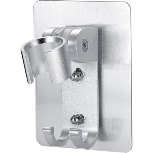 Shower head holder Wall Gel Mounted Shower Head Stand Bracket Holder Hand Shower Head Fitting Portable Bathroom Accessories