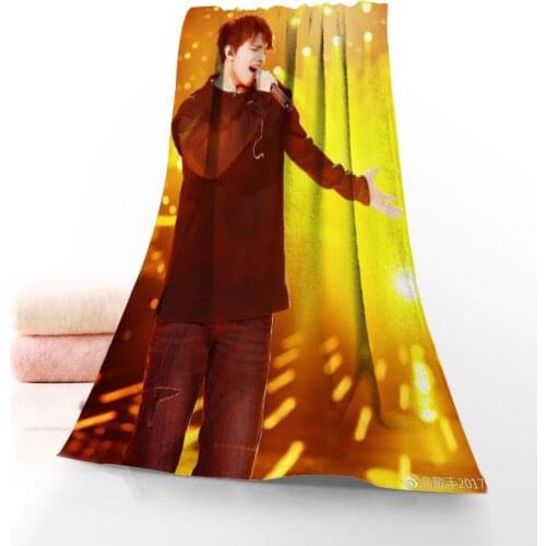 New Custom Singer Dimash Towel Printed Cotton Face/Bath Towels Microfiber Fabric For Kids Men Women Shower Towels 70X140cm