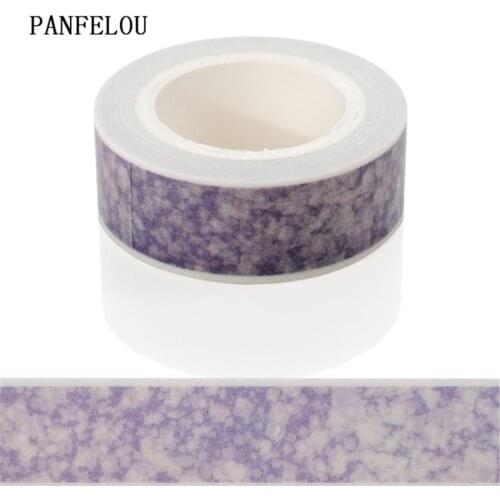 PANFELOU 1.5CMx10M Purple cloud Dividing Stickers border masking adhesive paper washi tape DIY Scrapbooking Hand account