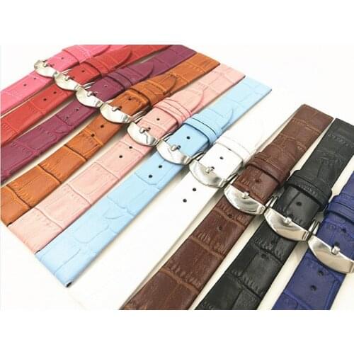 1PCS 12MM 14MM 16MM 18MM 20MM 22MM genuine leather split leather Watch band watch strap man and woman watch bands-6991