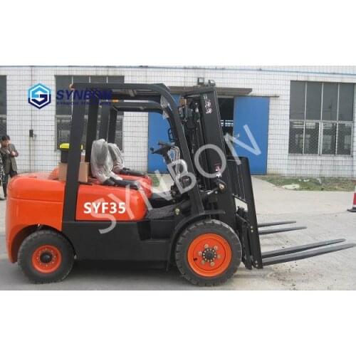 3.5ton forklift diesel hydraulic forklift truck CE certification storage equipment Lifting transport machine SYNBON new SYF35