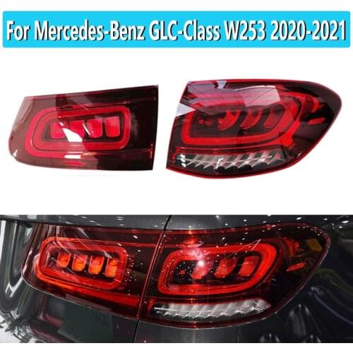 For Mercedes-Benz GLC Class W253 GLC200L GLC260L GLC300L 2020-2021 Taillight Brake Light Lampshade Rear Taillight