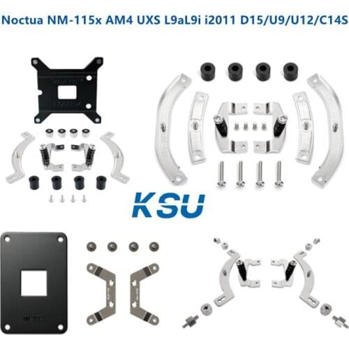 For Noctua Radiator clip bracket backplane NM-115x AM4 UXS L9aL9i i2011 D15/U9/U12/C14S
