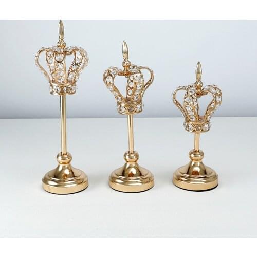 1-3pcs Gold Crystal Candlesticks Pillar Metal Candle Holders Lantern Home Wedding Table Centerpieces Decoration Accessori