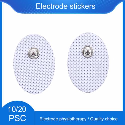 10/20pcsSelf Adhesive Electrical Muscle Stimulator Gel Electrode Pads for Tens Acupuncture Therapy Body Machine Massager Sticker