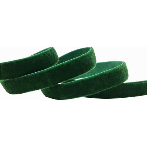 10Yards 10mm Dark Green Velvet Elastic Strap Bra Accessories DIY Crafts Nylon Underwear Shoulder Strap