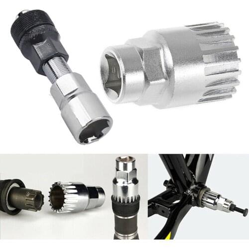2 in1 Bicycle Repair Tool Crank Puller Remover Extractor Bottom Bracket Remover Bicycle Parts Crank Puller Remover Pedal Remover
