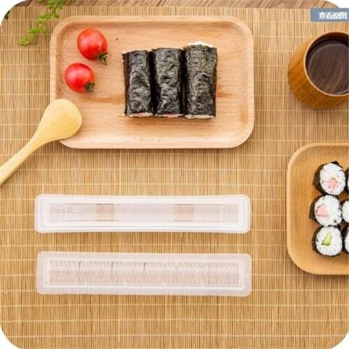 3Pcs/Set DIY Roller Sushi Roll Mold Making Meat Vegetables Laver Rice Roll Sushi Mold Making Kitchen Accessories Kit Tools