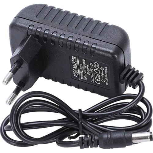 AC 100-240V A DC 9V 2A Adapter Converter Power Supply Charger EU Plug