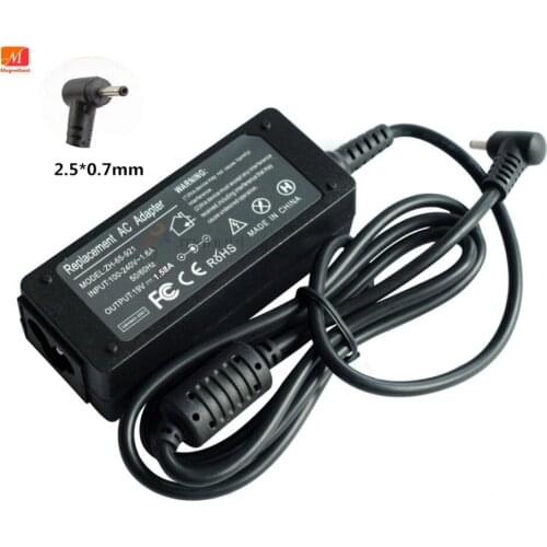 19V 1.58A 2.5*0.7mm AC Adapter for ASUS EEE PC EXA1004CH EXA1004UH EXA1004EH 1001PXD R101D 1001PX Laptop Charger With AC Cable