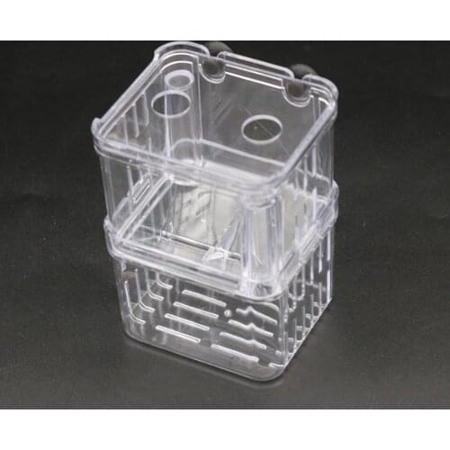 Fish Breeding Sucker Aquarium Box Isolation Incubator Accessories Acrylic Large