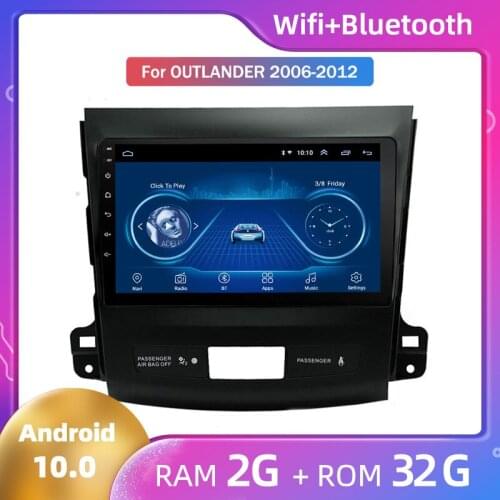 Car Multimedia MP5 Player Buletooth Car Stereo for Mitsubishi Outlander 2006 2007 2008 2009 2010 2011 2012 Android GPs Navigator