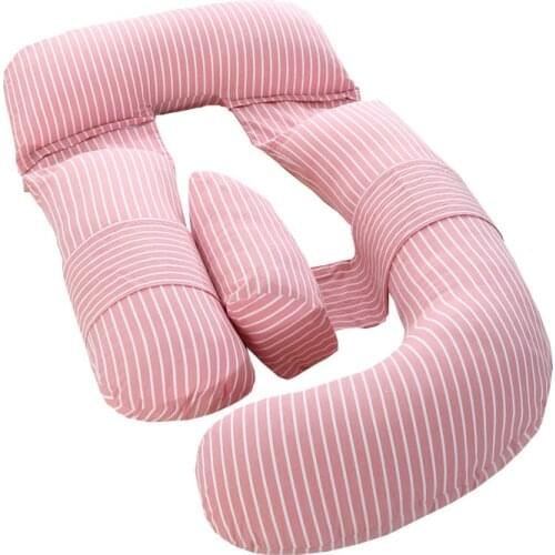 Pregnancy Pillow G Type All-Cotton Pillow Multi-Functional Belly Support for Pregnant Mothers Waist Support Pillow body pillows