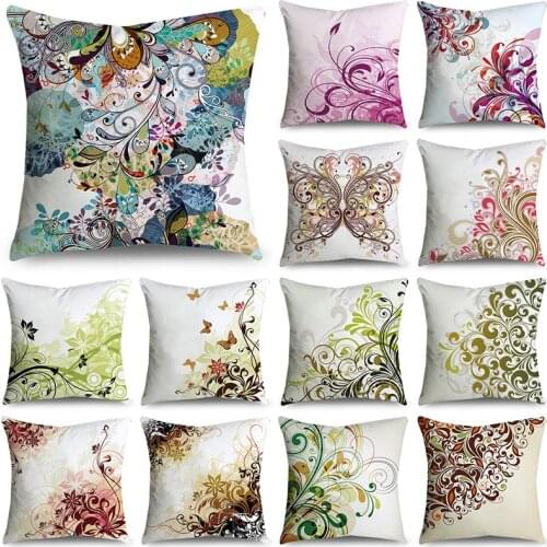 Mandala Geometric Pattern Pillow Case 45 * 45cm Polyester Bohemian Home Sofa Soft Decoration Cushion Cover