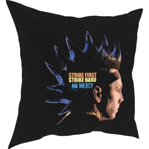 Cobra Kai The Hawk strike First strike Hard No mercy pillow case Karate Kid pillow cover Decorative pillowcase for seat 18