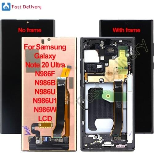 For Samsung Galaxy Note 20 Ultra 5G LCD Display Touch Screen Digitizer Assembly For Samsung Galaxy Note20 Ultra N986F N986B lcd