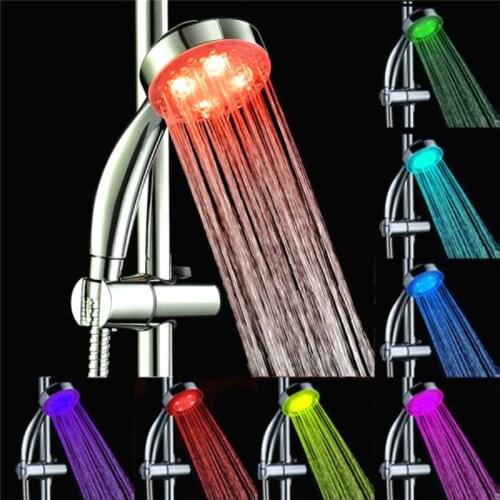 Bathroom Showers Can Change a Variety of Colors Romantic Colorful Lighting Home Improvement Bathroom Tool Shower