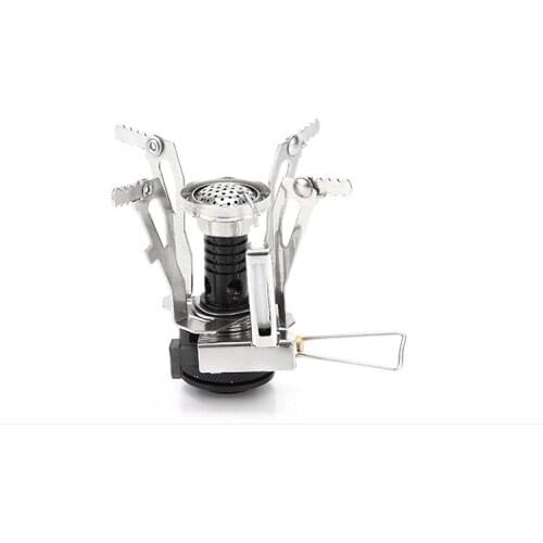 Camping mini stove outdoor picnic portable grill Aluminum alloy burning stove