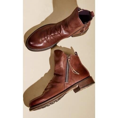 LALA IKAI Men's Chelsea Boots