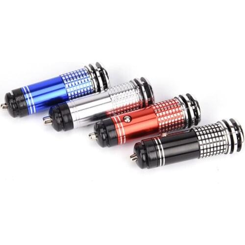 Mini Car Air Purifier 12V Mini Auto Car Fresh Air Anion Ionic Purifier Oxygen Bar Ozone Ionizer Cleaner Vehicle Air Freshener