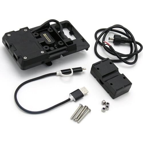 Motorcycle navigation frame and USB charger mobile phone bracket For BMW R1200GS R 1200GS ADV F700 800GS CRF1000L Africa Twin