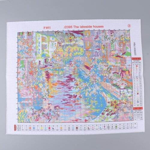 Cross Stitch Kit - Waterway, Cotton Cross Stitch Embroidery Pictures