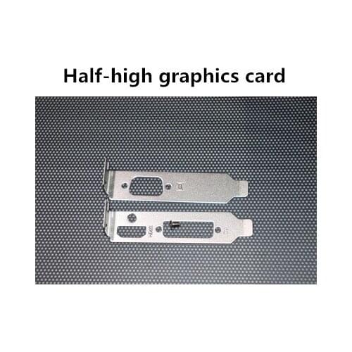 Small chassis graphics card HDMI+DVI and VGA half-high graphics card baffle double row file short baffle knife card 1U chassis