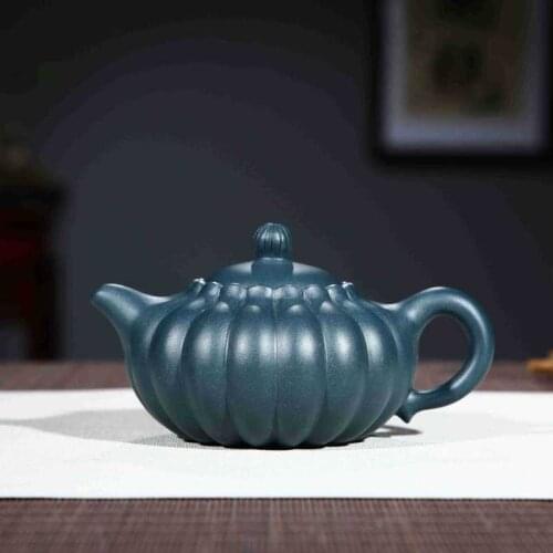 Recommended yixing manufacturers selling famous jian-fang gao azure mud chrysanthemum petals teapot tea tea gift custom