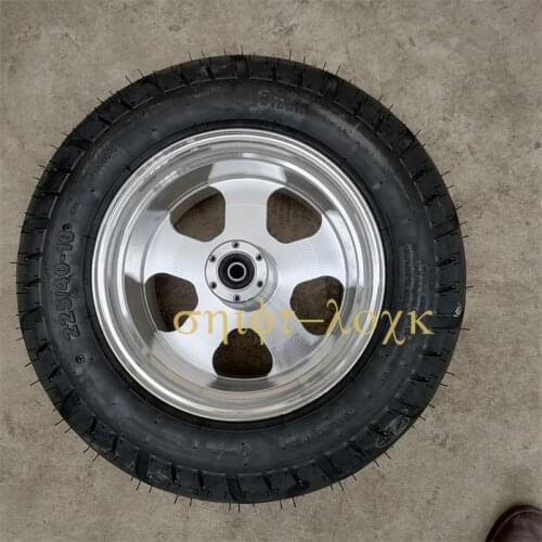 Vacuum Tire Wheel Hub 225/40-10 225x40-10 Straight Grain Enlarged Wide Tire For Citycoco Modified Accessories parts