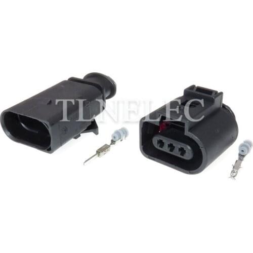 1J0973803 1J0973703 3 Pin Way Male Female VW Skoda Passat Auto Air-Condition Pressure Switch Temp Sensor Plug