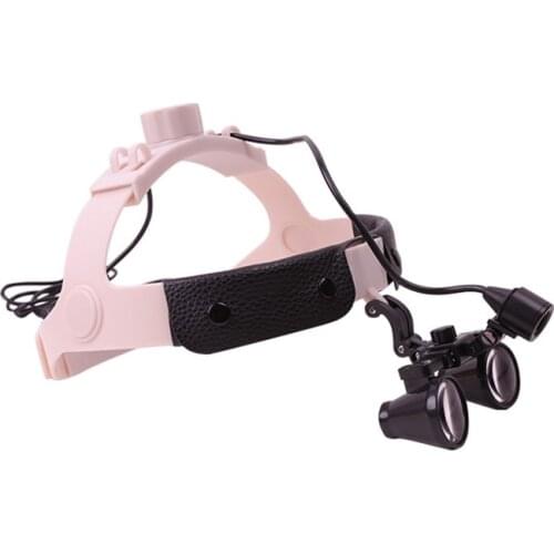 2.5/3.5X Medical Loupes 3W LED Headlight Headlamp Surgery Dental Head LightLoupe Set