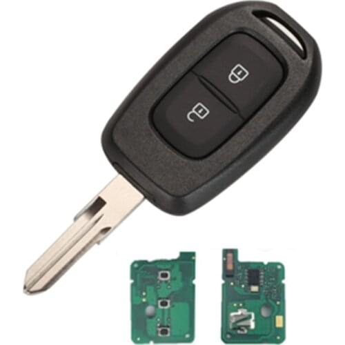 2 Button Car Key 433mhz with PCF7961M HITAG AES Chip for Renault Sandero remote key