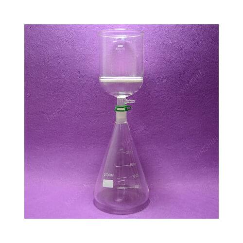 2000ML Filtration Kit [2000ML Erlenmeyer Flask+1000ML Filter Funnel(3#)]
