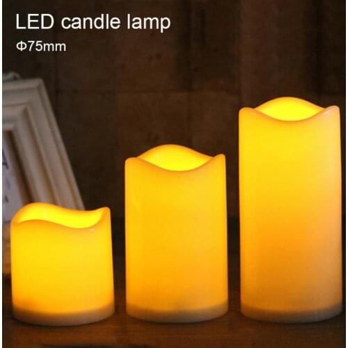 3Pcs/Set LED Candles Simulated Flame Lamp Flameless Candle Lights Christmas Wedding Party Decoration