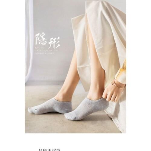 5 Pair/package cotton sock of women mesh sport casual socks Invisible ankle socks boot socks asakuchi sock the size 35-40
