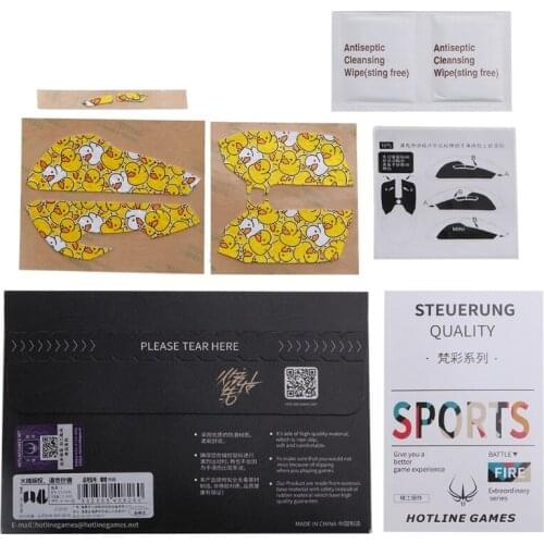 Hotline Games Colorful Mouse Grip Tape Side Sticker for razer Viper Mini Gaming Mouse Anti-Slip Tape Pre Cut Easy Apply