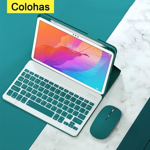 For Huawei Honor 6 10.1inch Honor X6 9.7inch Tablet Bluetooth-compatible Keyboard Case Wireless Keyboard Mouse Set For Huawei