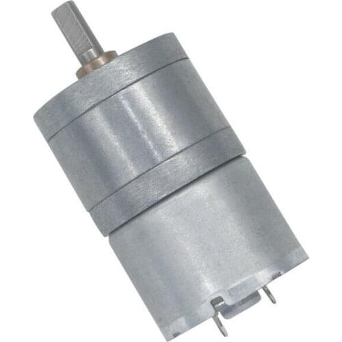 DC 6V 9V 12V 100RPM Micro 25mm Gearbox Gear Speed Reduction Motor Large Torque