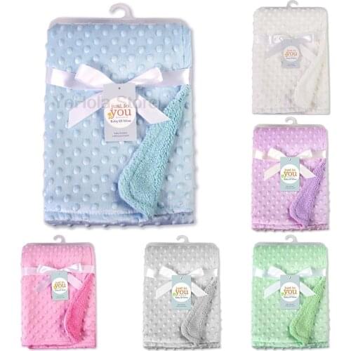 Kids Blanket Skin-friendly Baby Blankets Newborn Swaddle Wrap Soft Toddler Sofa Crib Quilt Baby Stroller Blanket High Quality