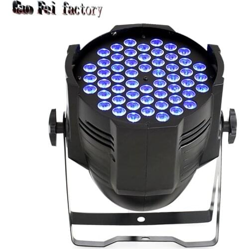DJ Lights 54X3W RGB Colorful LED Par Wash Daisy-Chain DMX Sound Activated Stage Lights For Wedding Show Disco Bar Party Concert