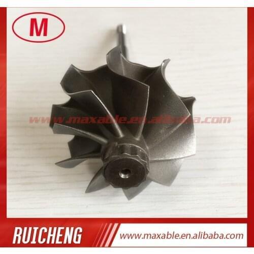 GT2860R 46.95/53.7mm 9 blades ball bearing Turbo turbine wheel shaft / turbine shaft&wheel 103mm shaft length